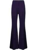 Galvan pantalon de tailleur à coupe évasée - Violet - thumbnail