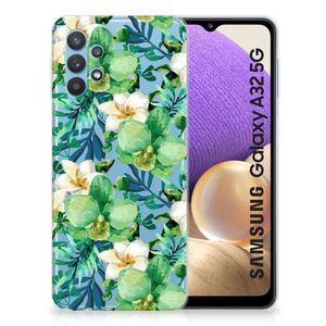 Samsung Galaxy A32 5G TPU Case Orchidee Groen