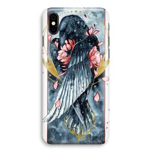 Golden Raven: iPhone Xs Volledig Geprint Hoesje