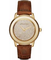 Horlogeband Michael Kors MK2455 Leder Bruin 20mm - thumbnail