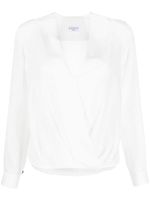 Claudie Pierlot blouse cache-cœur à col v - Blanc