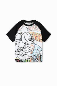 T-shirt met illustraties van Mickey Mouse - WHITE - 7/8