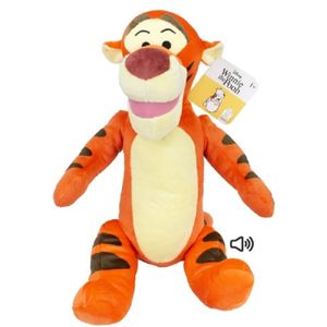 Disney pluche knuffel Tijgetje uit Winnie de Pooh - stof - 30 cm - Bekende cartoon figuren   -