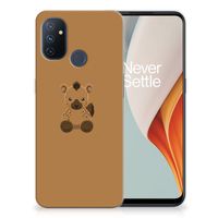 OnePlus Nord N100 Telefoonhoesje met Naam Baby Hyena - thumbnail