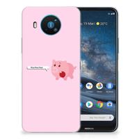 Nokia 8.3 Telefoonhoesje met Naam Pig Mud