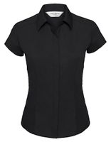 Russell Z925F Ladies` Cap Sleeve Fitted Polycotton Poplin Shirt - thumbnail