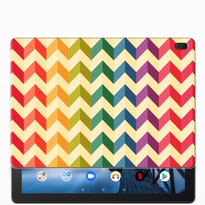 Lenovo Tab E10 Hippe Hoes Zigzag Multi Color