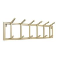 LOFT42 Kapstok Jaimy Single - Beige - 6 dubbele haken - 80x24x12