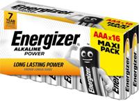 Energizer Alkaline Power AAA Batterijen - Pack van 16