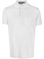 Polo Ralph Lauren embroidered-logo cotton polo shirt - Gris