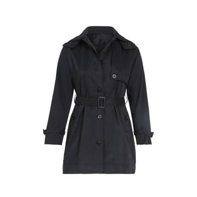 Paprika trenchcoat tussen met ceintuur zwart