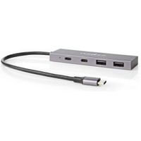 Nedis externe aluminium 4-ports USB Hub - thumbnail