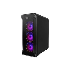 Genesis Irid 505 ARGB Midi-tower PC-behuizing Zwart, Transparant