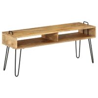 Tv-meubel 110x35x45 cm massief mangohout