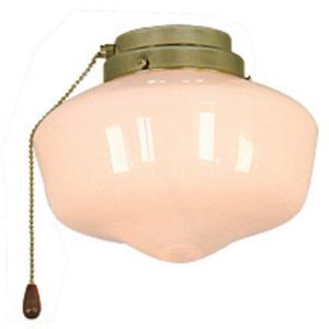 CasaFan 1 MP Schoolhouse Lamp voor plafondventilator Opaalglas (glanzend)