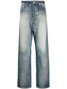 Kenzo Asagao straight-leg jeans - Bleu