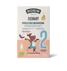 Ekobaby 2 opvolg zuigelingenvoeding 6+ maanden bio