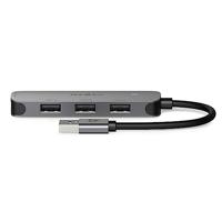 NEDIS USB-hub USB-A Stecker - 4x USB A, 4-poort(en), USB 2.0 / USB 3.2 Gen 1, USB-poortingang, 5 Gbps