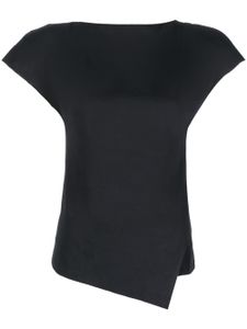 ISABEL MARANT t-shirt asymétrique Sebani à design matelassé - Noir