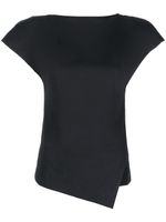 ISABEL MARANT t-shirt asymétrique Sebani à design matelassé - Noir - thumbnail