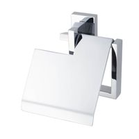 Haceka Edge Toiletrolhouder met klep chroom 1208678