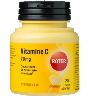Roter Roter Vitamine C 70 Mg Kauwtablet (200tb)