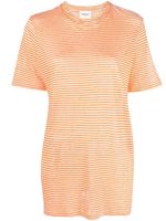 MARANT ÉTOILE t-shirt à rayures horizontales - Orange