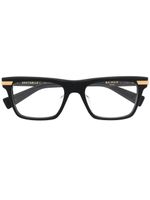 Balmain Eyewear lunettes de vue à monture rectangulaire - Noir