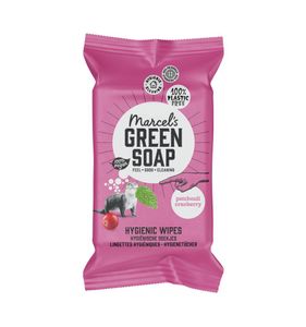 Cleansing wipes patchouli & cranberry