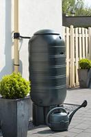 Regenton 250 l kunststof groen slimline H121x54x50cm