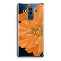 Orange Ellila flower: Huawei Mate 10 Pro Transparant Hoesje - thumbnail