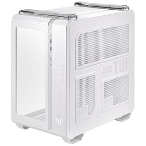 Asus TUF Gaming GT502 PLUS Midi-tower PC-behuizing Wit Stoffilter, Zijvenster