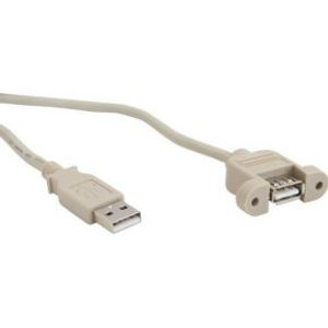 InLine 33440E USB-kabel 0,60 m Beige