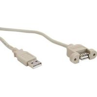 InLine 33440E USB-kabel 0,60 m Beige - thumbnail