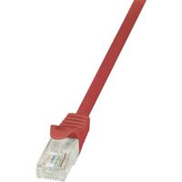 LogiLink CP1084U RJ45 Netwerkkabel, patchkabel CAT 5e U/UTP 7.50 m Rood Snagless 1 stuk(s) - thumbnail