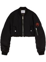 AMBUSH veste bomber crop à logo brodé - Noir