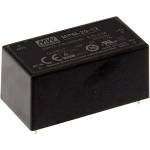 Mean Well MPM-20-24 AC/DC-printnetvoeding 24 V/DC 0.9 A 21.6 W