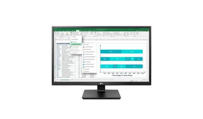 LG Electronics 24BK55YT-B LCD-monitor Energielabel E (A - G) 61 cm (24 inch) 1920 x 1080 Pixel 16:9 5 ms HDMI, DVI, DisplayPort, USB 2.0,