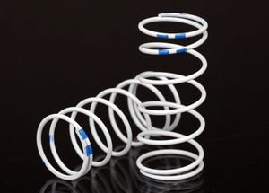 Spring, shock, white (GTR long) (0.892 rate blue) (1 pair) (TRX-7448)