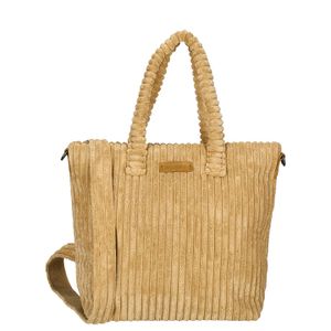 Enrico Benetti Corduroy Ribstof Shopper/Schoudertas Rosie Camel