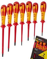 C.K T49192D Dextro VDE schroevendraaierset sleuf/PH, 7-delig