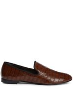 Giuseppe Zanotti mocassins Seymour en cuir - Marron - thumbnail