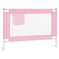 The Living Store Bedhekje Peuter 90x25 cm Stof Roze