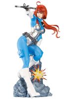 G.I. Joe Bishoujo PVC Statue 1/7 Scarlett 25th Anniversary Sky Blue Color Ver. 23 cm