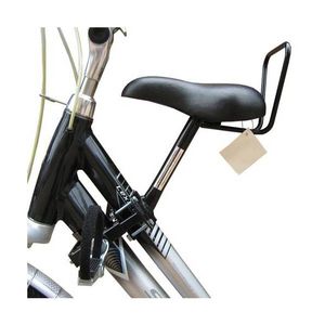 Zadel op Stang voor een Damesfiets met aluminium dubbel frame (Buiszadel)