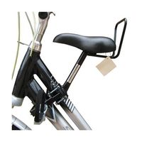 Zadel op Stang voor een Damesfiets met aluminium dubbel frame (Buiszadel)