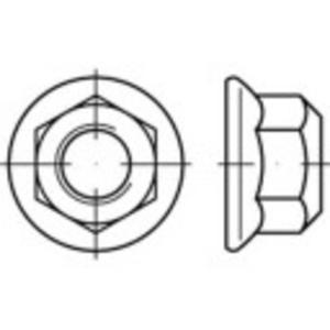 TOOLCRAFT 149249 Zeskantmoeren met flens M12 13023 Staal 100 stuk(s)