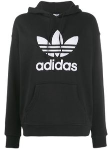 adidas sweat à capuche Trefoil - Noir