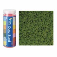 3x busjes grof decoratie zand/kiezels groen 500 gram - thumbnail