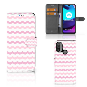 Motorola Moto E20 | E30 | E40 Telefoon Hoesje Waves Roze